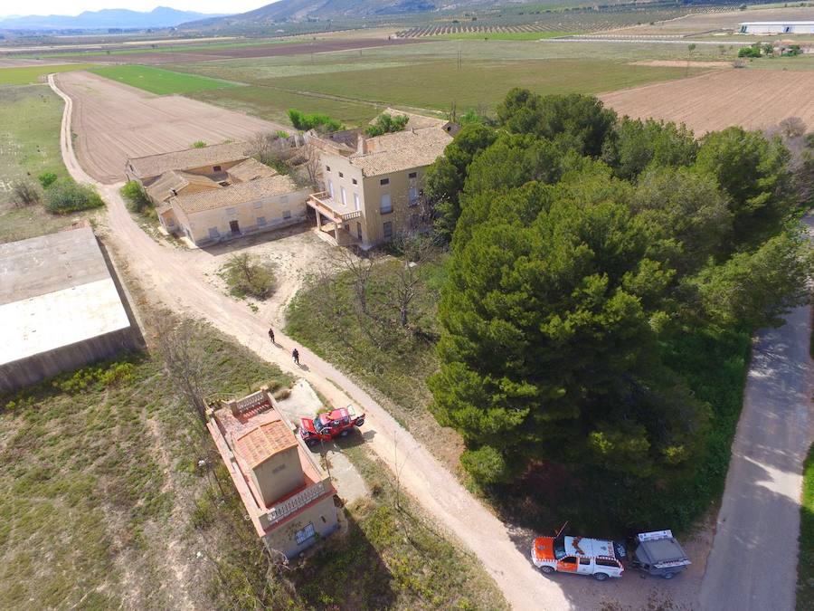Localización de un desaparecido con un dron del Ayuntamiento de Valencia