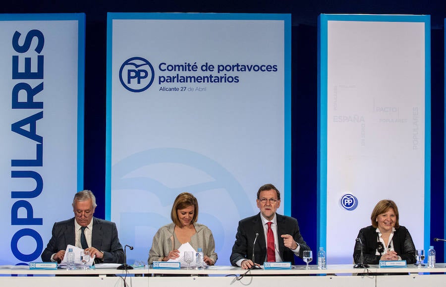 Rajoy clausura en Alicante el Comité de Portavoces Parlamentarios del PP