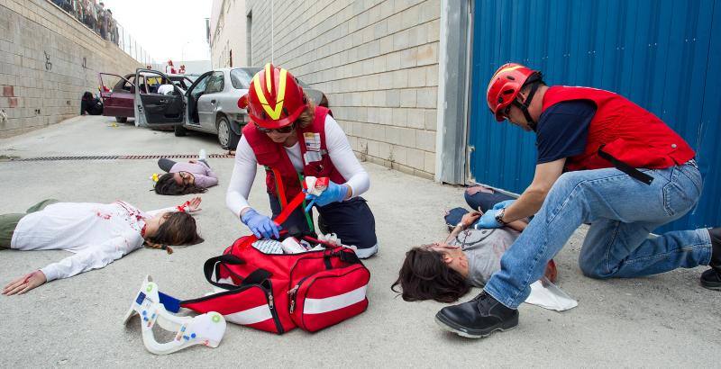 Simulacro de Cruz Roja