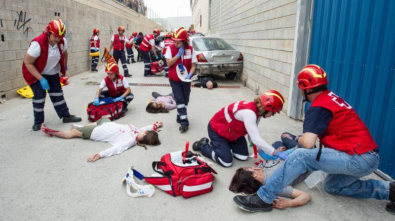 Simulacro de Cruz Roja