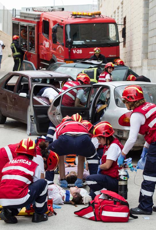 Simulacro de Cruz Roja