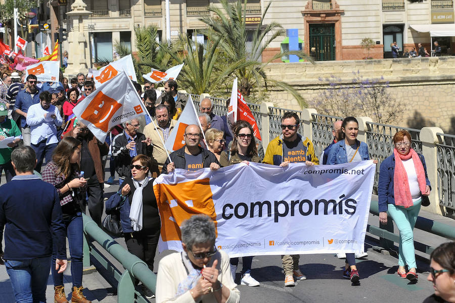 Manifestación del Día del Trabajo en Elche