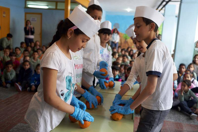 Agricultura fomenta el consumo de verdura y fruta en el colegio