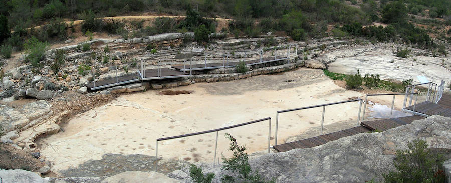 Yacimientos de dinosaurios cerca de Valencia
