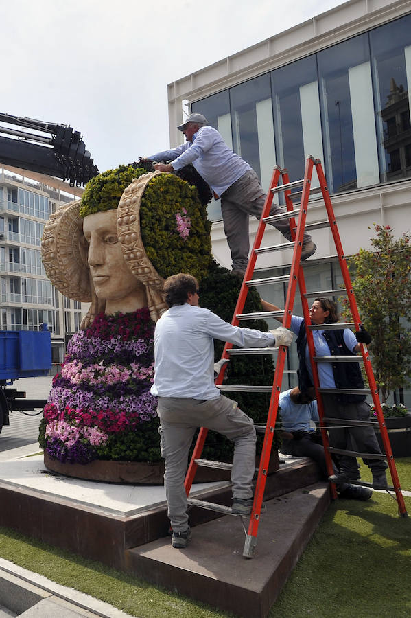 La Dama floral vuelve al Centro de Congresos de Elche