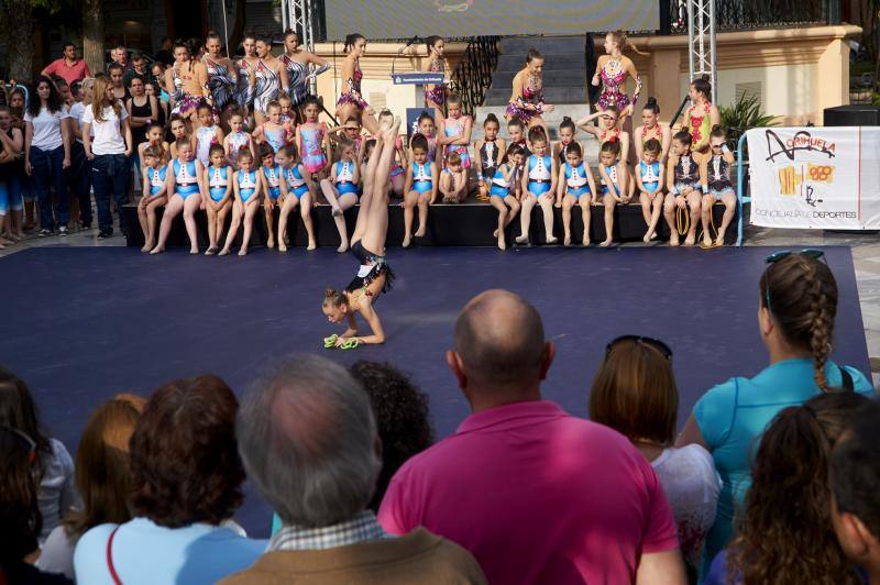 La Feria del Deporte congrega a 35 clubes en la Glorieta de Orihuela