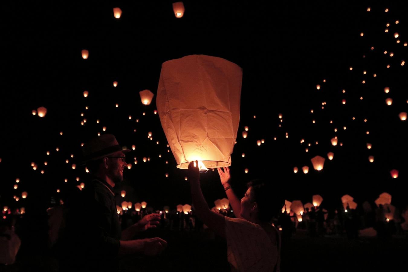 Globos de fuego en México