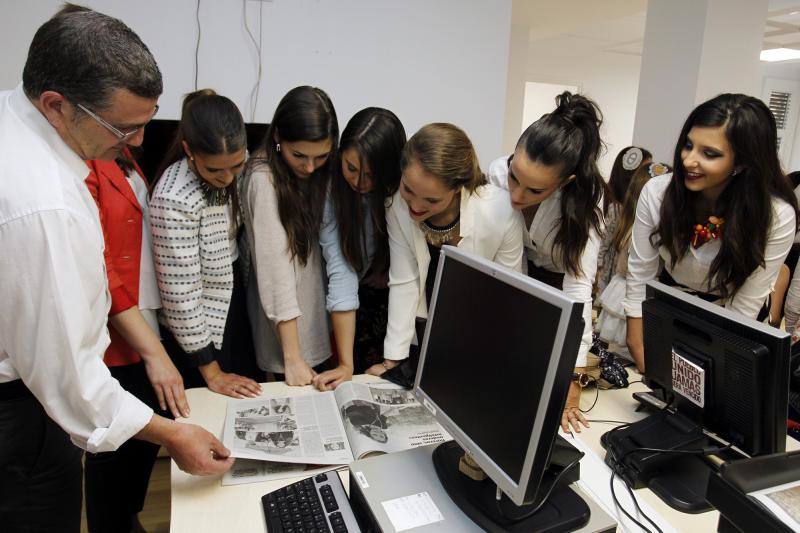 Las Belleas y sus Damas visitan la Redacción