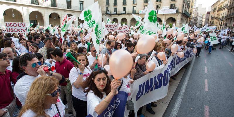 10.000 personas defienden la enseñanza concertada