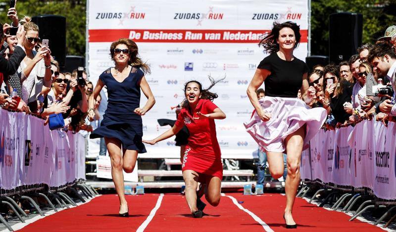 Carrera de tacones en Amsterdam