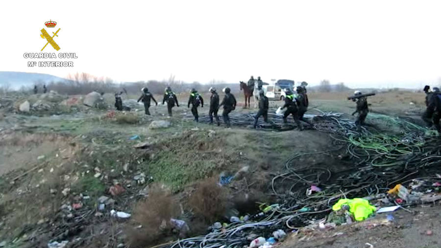 Intervenidas más de 15 toneladas de cableado de cobre robado en instalaciones estratégicas