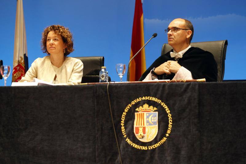 Acto de clausura del curso académico 2015-2016 en la UA