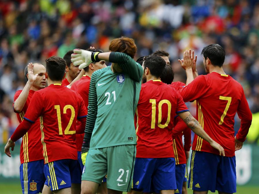 Las mejores imágenes del España - Corea Sur