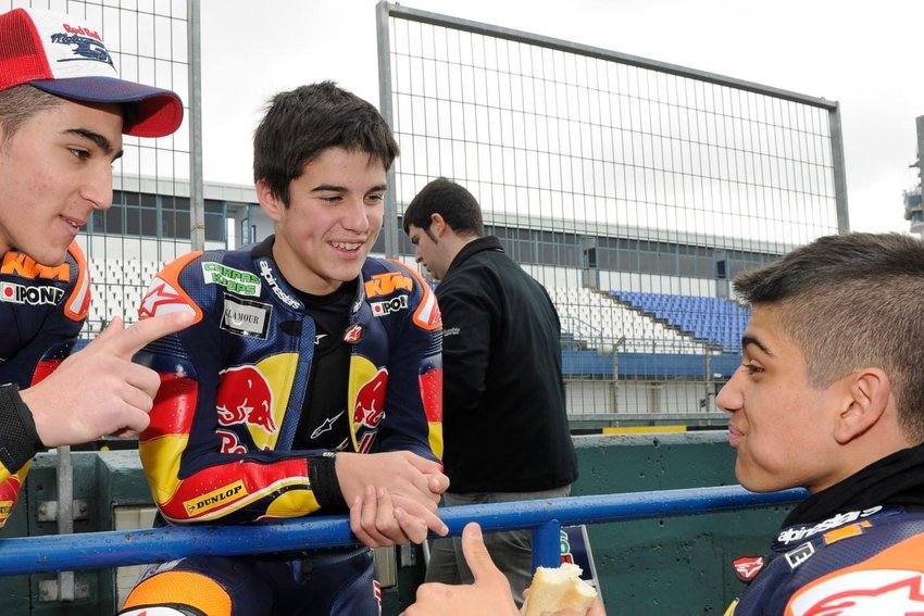 Fotos de Luis Salom en la Cuna de Campeones de Cheste