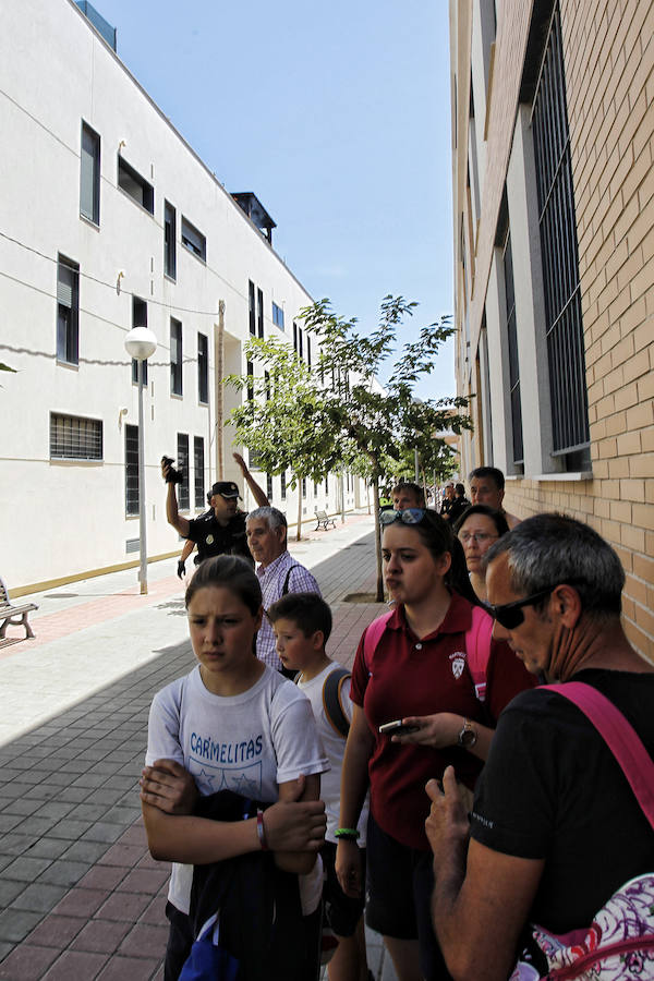 Incendio en el barrio San Agustín