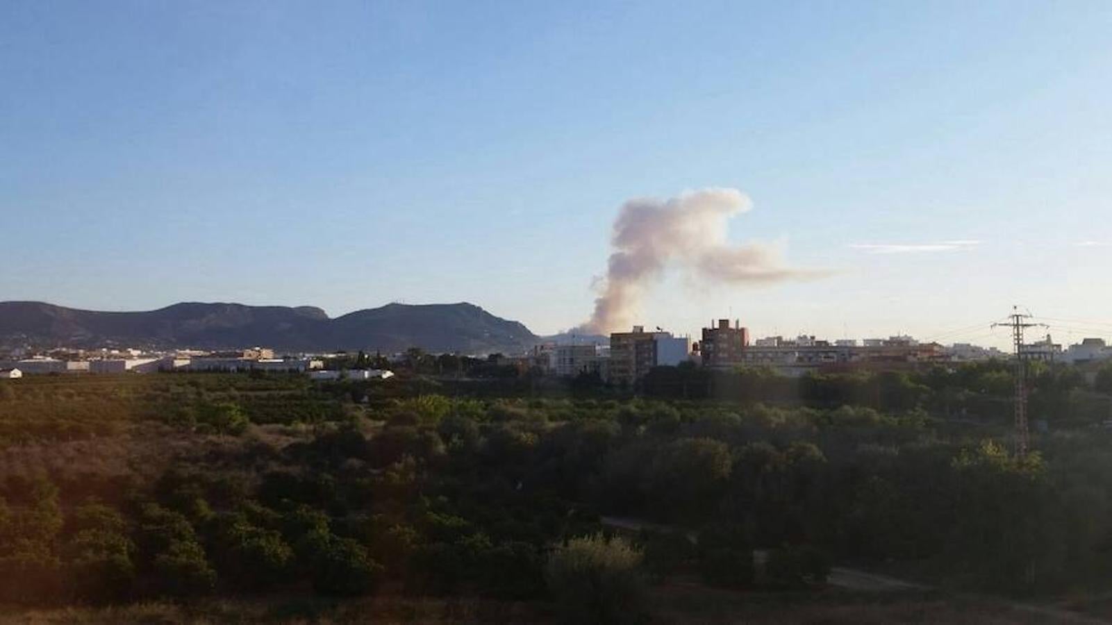 Fotos del incendio en Benifairó de les Valls