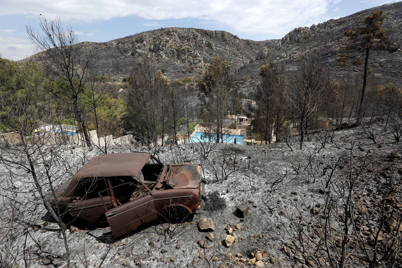 Fotos del incendio de Carcaixent (sábado 18 de junio)