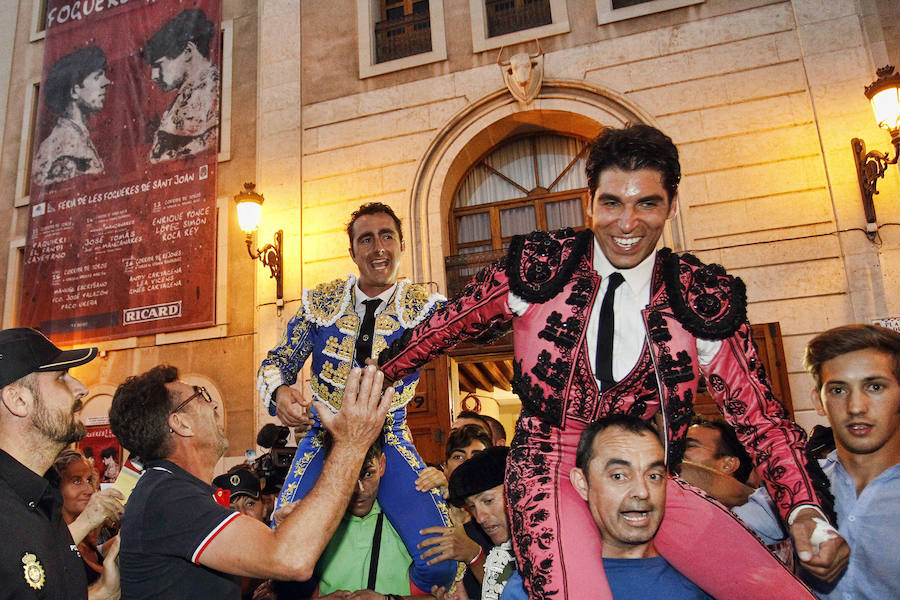 Toros de Hnos. García Jiménez y Olga Jiménez para Francisco Rivera &#039;Paquirri&#039;, David Fandila &#039;El Fandi&#039; y Cayetano en la Feria de Hogueras