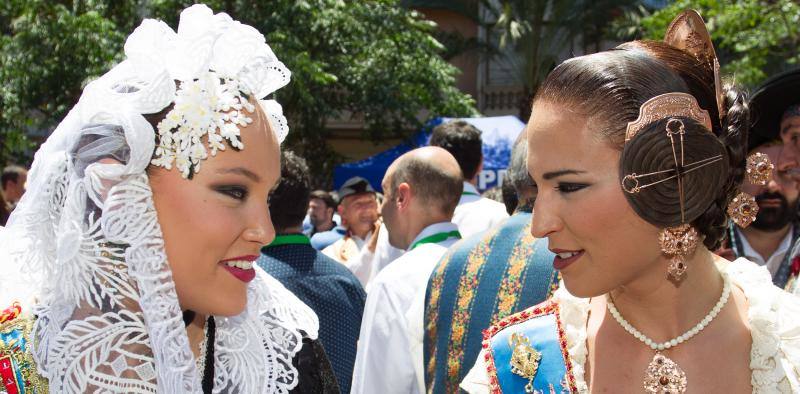 Muchas nueces y poco ruido en la sexta mascletá de Hogueras