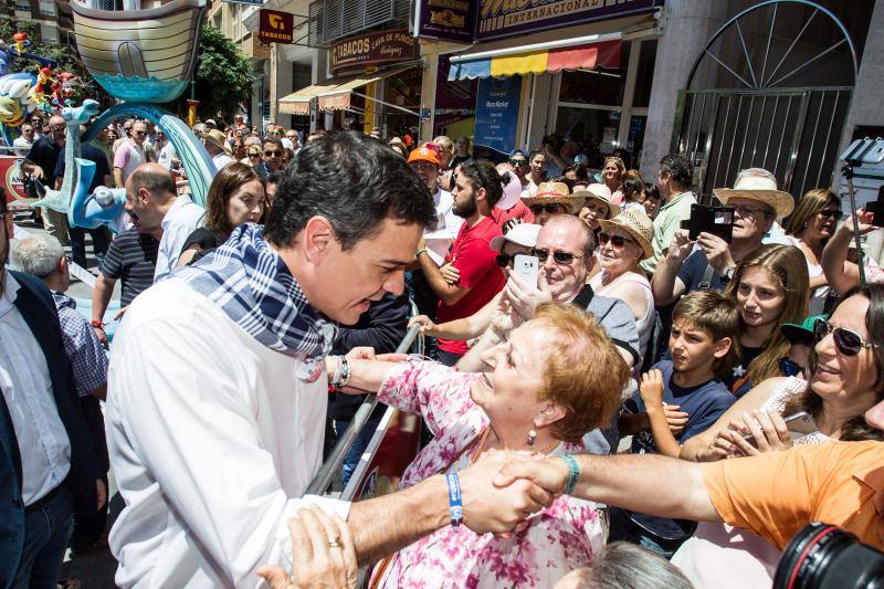 Muchas nueces y poco ruido en la sexta mascletá de Hogueras