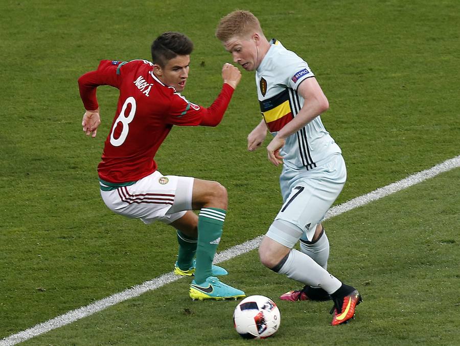 Las mejores imágenes del Hungría-Bélgica