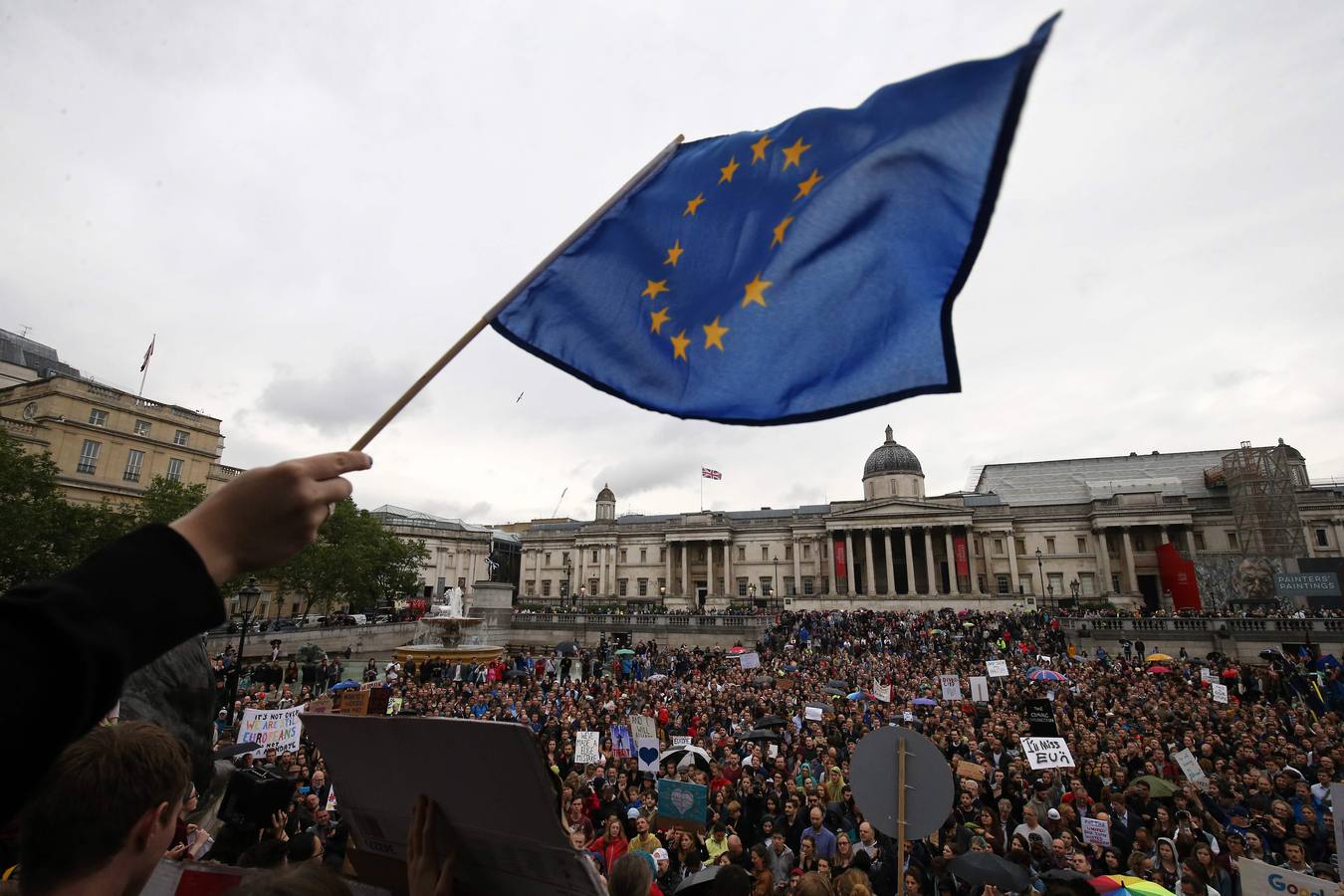 Concentración en Reino Unido contra el Brexit