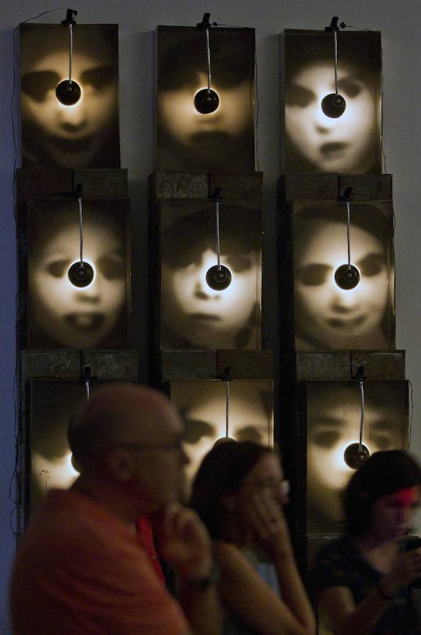 Fotos de la exposición de  Boltanski en el IVAM