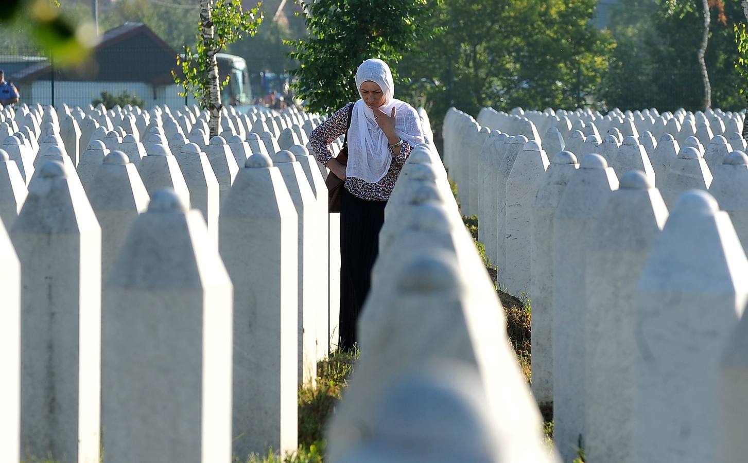 Fotos del 21 aniversario de la matanza de Srebrenica