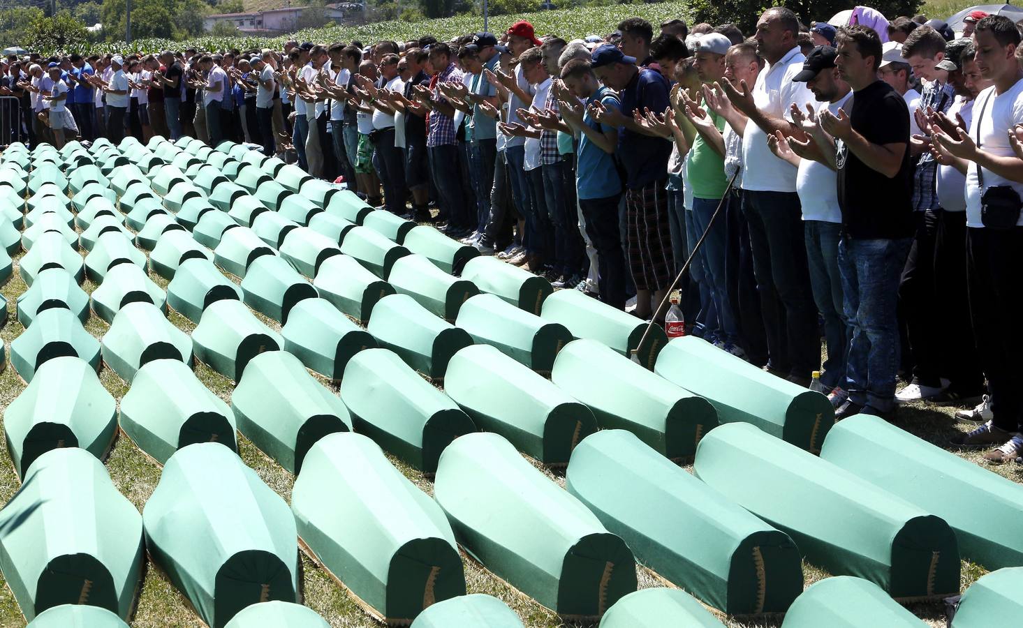 Fotos del 21 aniversario de la matanza de Srebrenica