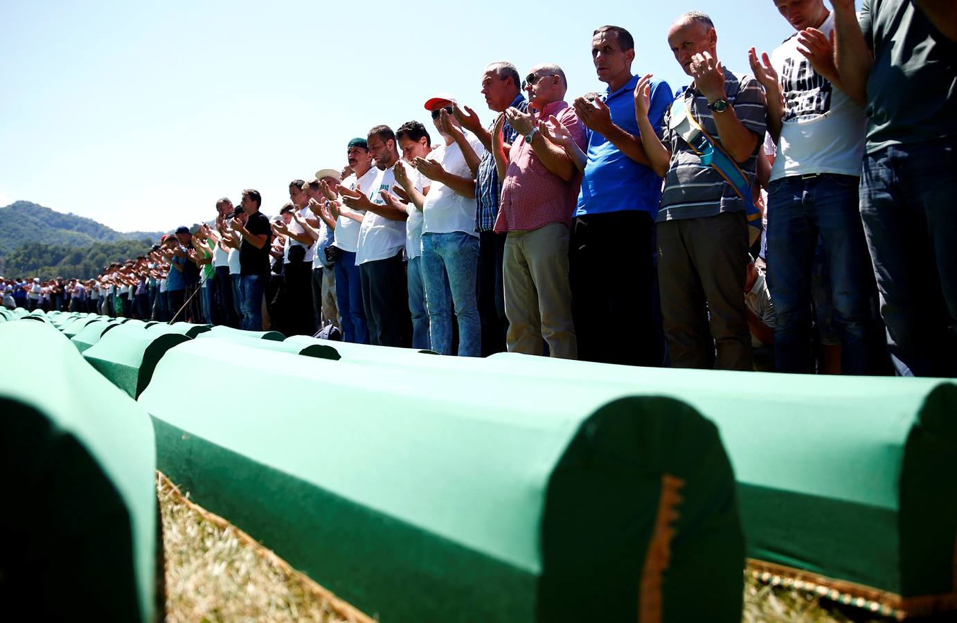 Fotos del 21 aniversario de la matanza de Srebrenica