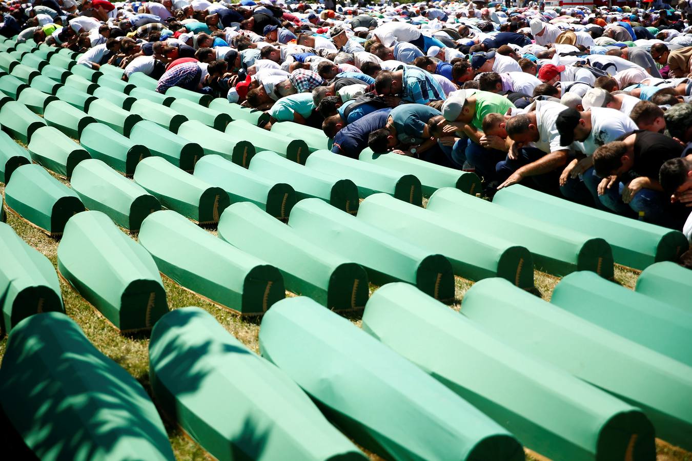 Fotos del 21 aniversario de la matanza de Srebrenica