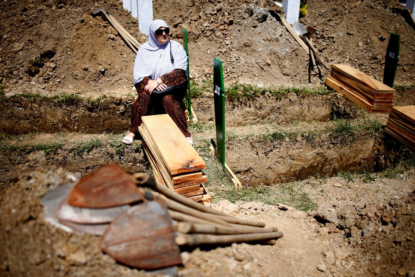 Fotos del 21 aniversario de la matanza de Srebrenica