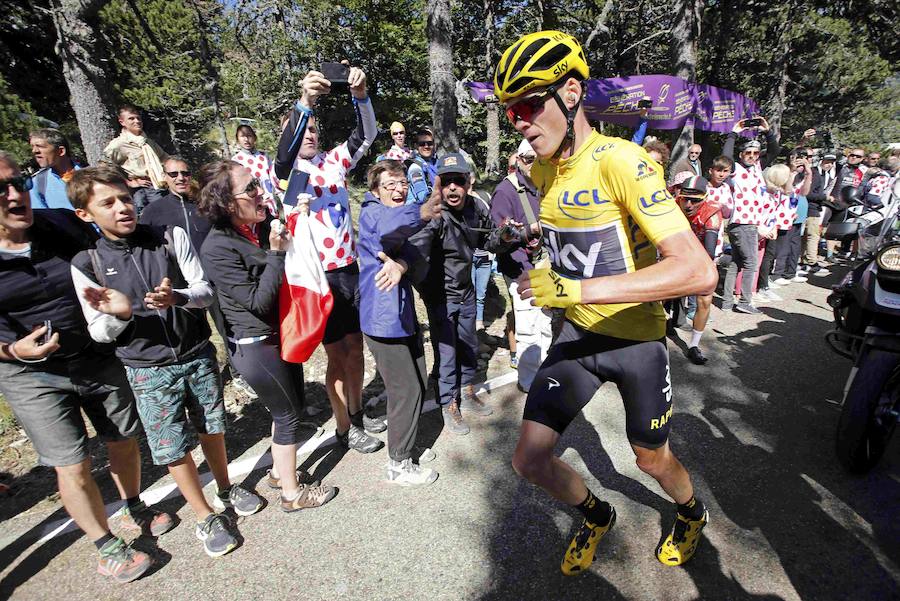 El accidente de Chris Froome en el Tour, en imágenes