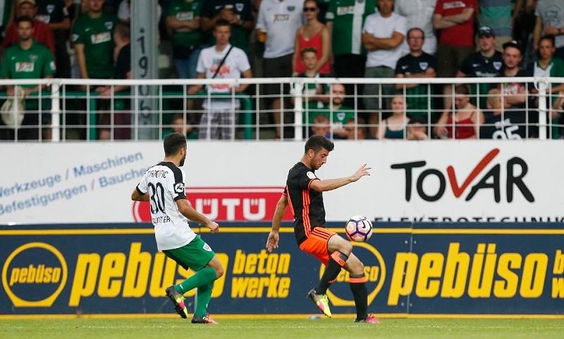 Fotos del partido Münster-Valencia CF