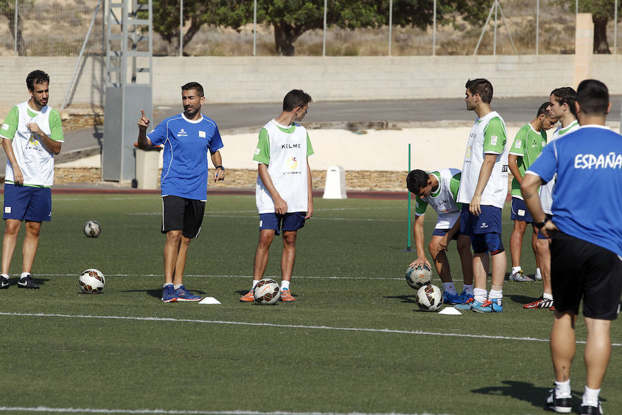 La Selección Española de Fútbol Paraolímpica entrena en Alicante