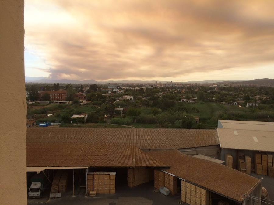 Incendio declarado en Artana