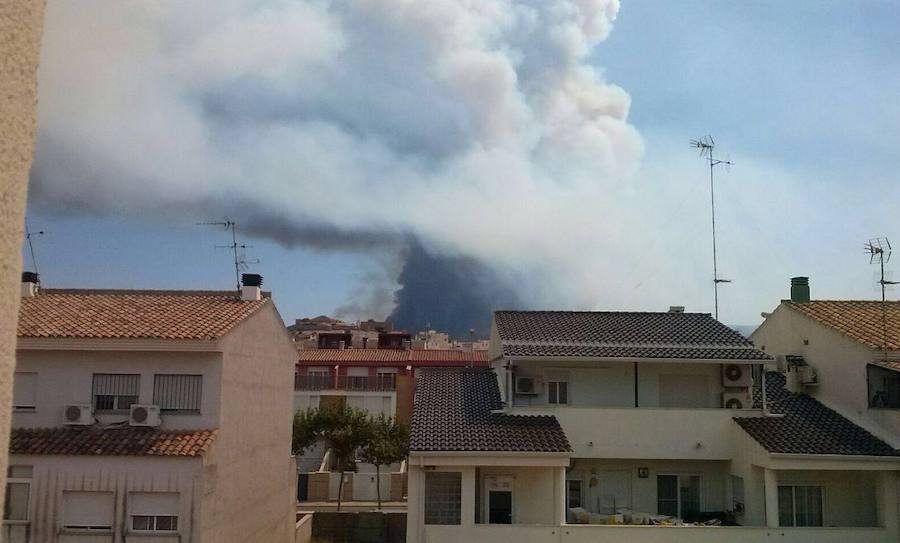 Incendio declarado en Artana