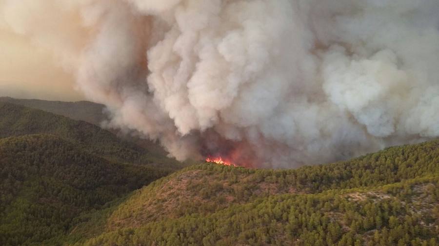 Incendio declarado en Artana