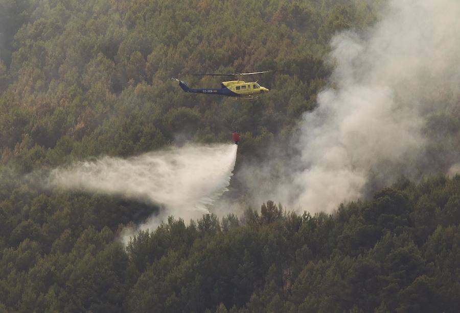 Incendio declarado en Artana