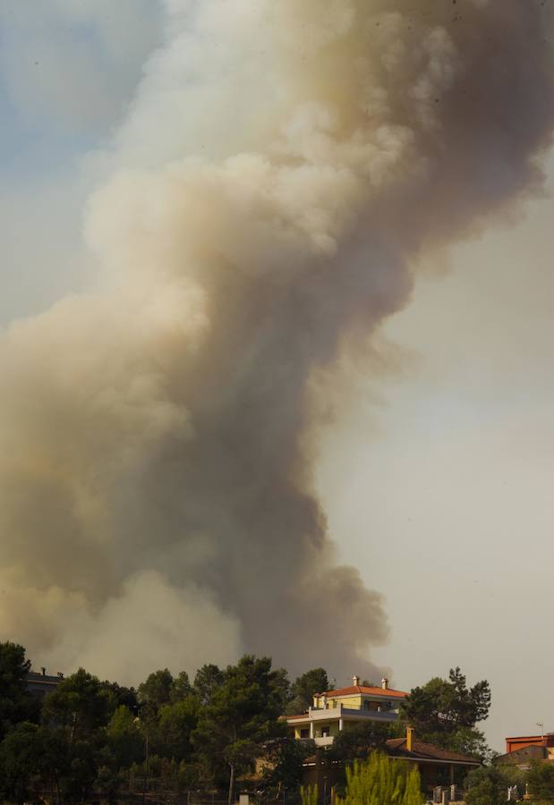 Incendio declarado en Artana