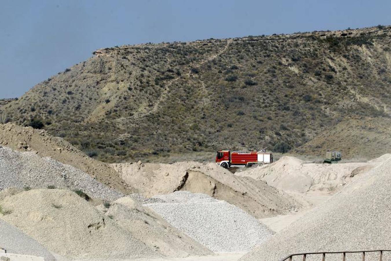 Incendio en una planta de reciclaje en Fontcalent