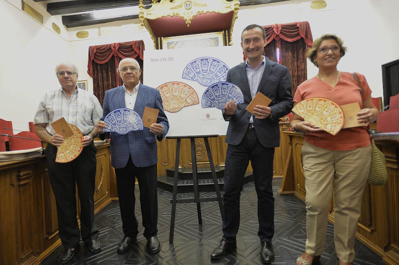 Presentación del abanico del Misteri