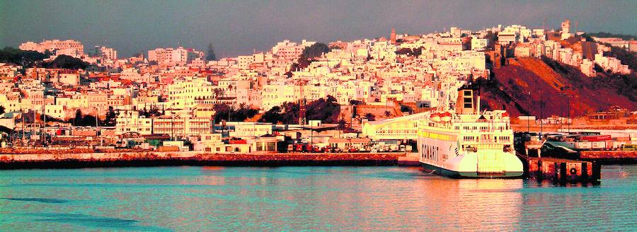 Puerto de Tánger. Se ha convertido en una parada de cruceros para revitalizar el sector turístico.