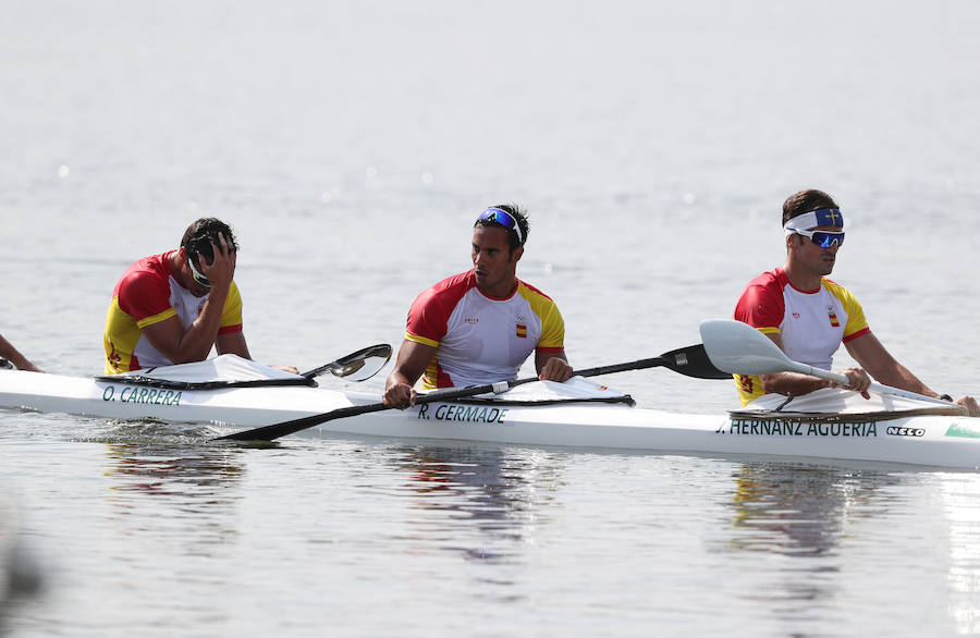 Alemania gana el oro en el K4 1000 m de canotaje; España quinta