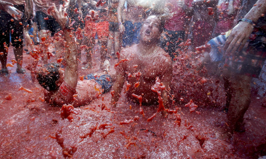 Fotos de la &#039;Tomatina de Buñol&#039; 2016