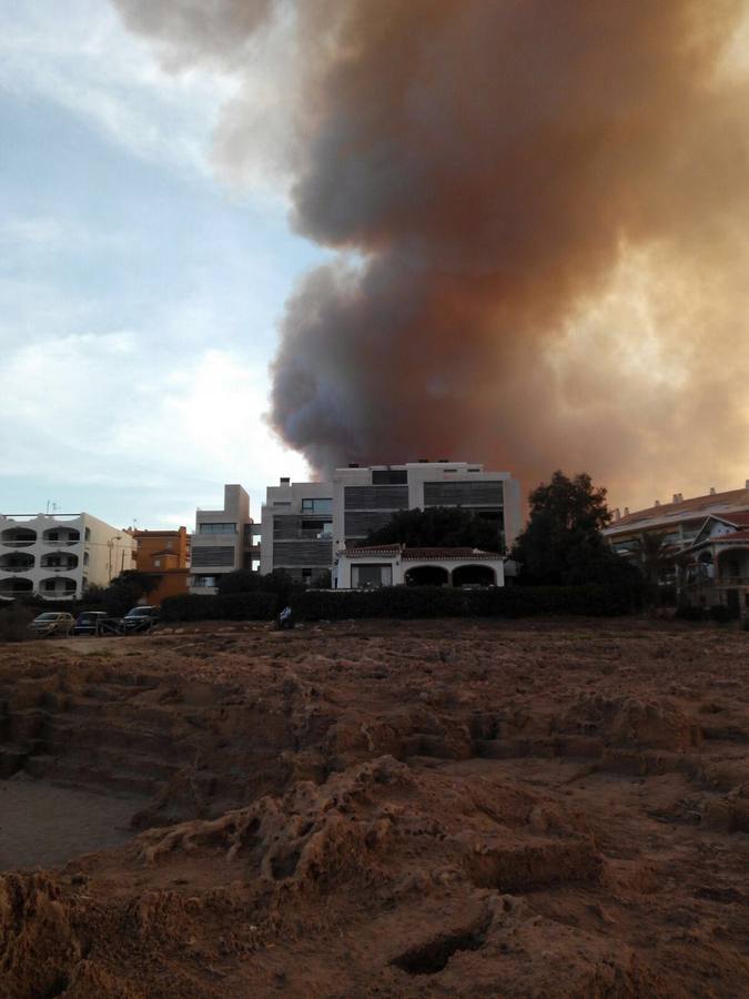 Fotos del incendio de la Granadella, en Xàbia y Benitatxell