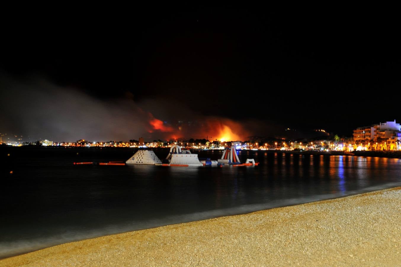 Fotos del incendio de la Granadella, en Xàbia y Benitatxell