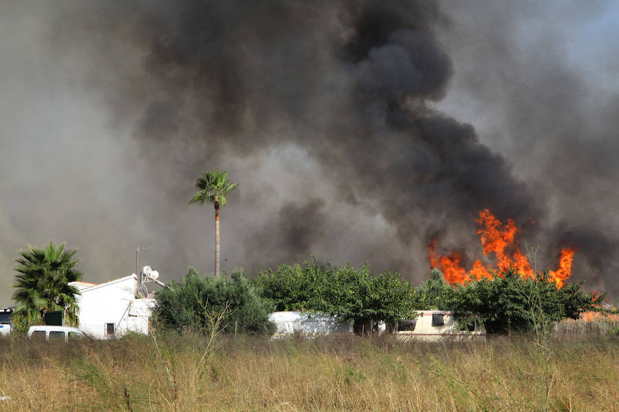 Fotos del incendio de la Granadella, en Xàbia y Benitatxell