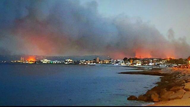 Fotos del incendio de la Granadella, en Xàbia y Benitatxell