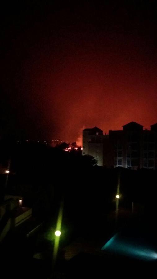 Fotos del incendio de la Granadella, en Xàbia y Benitatxell